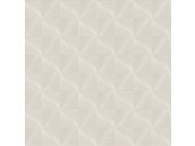 Tapety Yara - Krémová geometrická tapeta na zeď Krémová geometrická tapeta na zeď