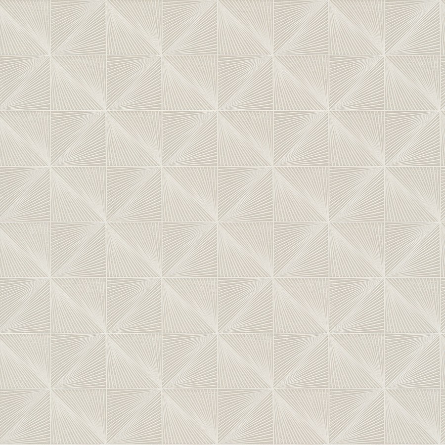 Krémová geometrická tapeta na zeď - Tapety Yara
