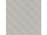 Tapety Yara - Šedá geometrická tapeta na zeď Šedá geometrická tapeta na zeď