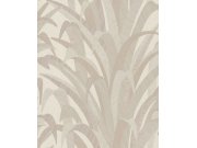 Tapety Yara - Krémovo-béžová tapeta s listy trávy Krémovo-béžová tapeta s listy trávy