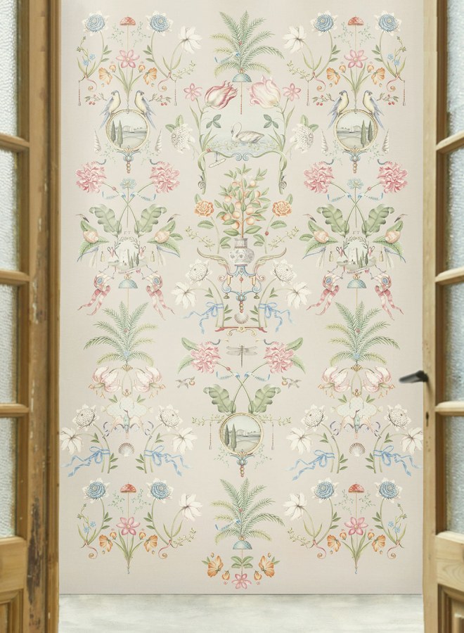 Tapety Yara - Béžová obrazová tapeta na zeď Béžová obrazová tapeta na zeď - Tapety Yara