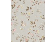 Tapety Yara - Béžová květinová tapeta na zeď Béžová květinová tapeta na zeď