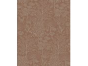 Růžová tapeta se stromy