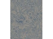 Modro-béžová tapeta na zeď