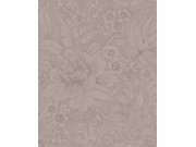 Tapety Yara - Starorůžová květinová tapeta na zeď Starorůžová květinová tapeta na zeď