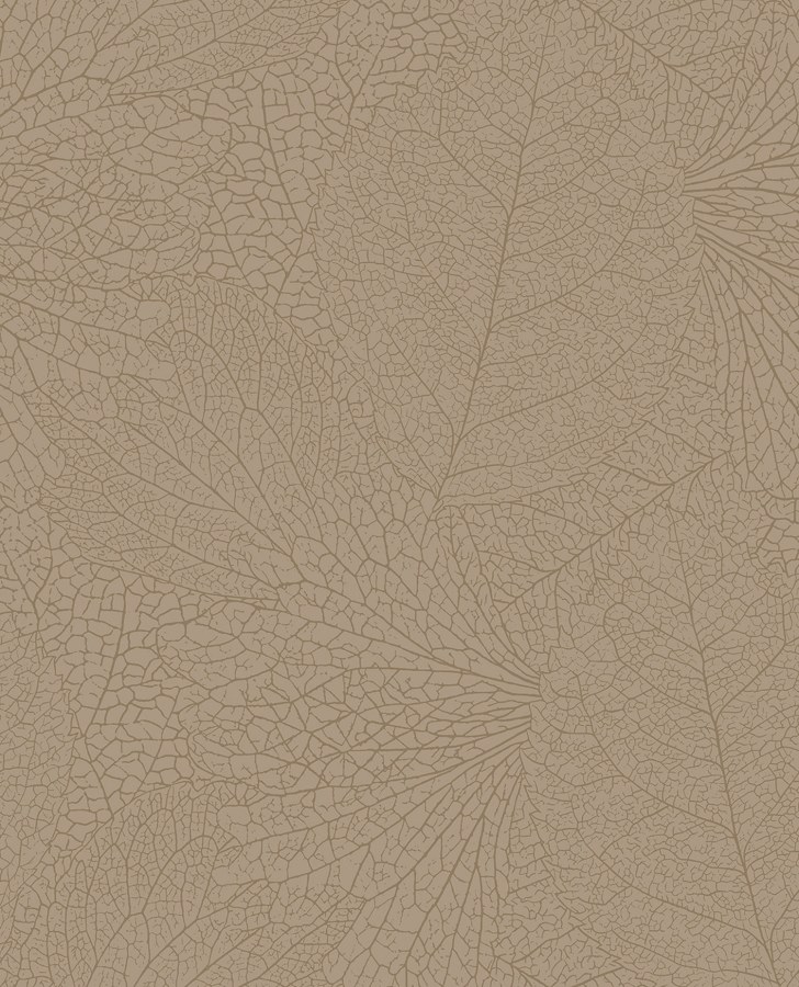 Tapety Yara - Šedo-béžová tapeta s metalickými listy Šedo-béžová tapeta s metalickými listy - Tapety Yara