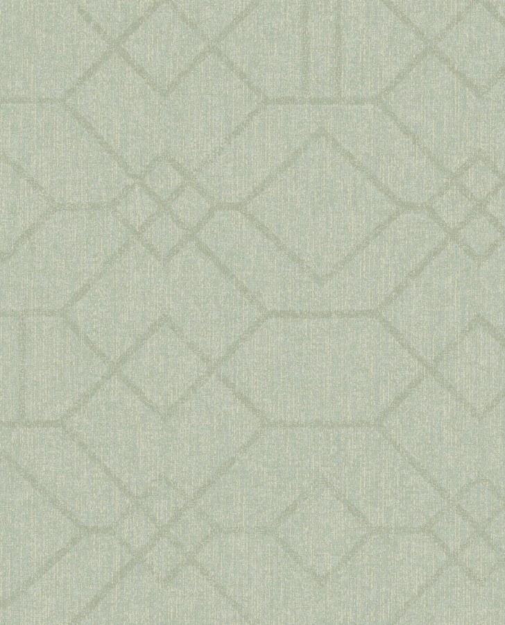 Tapety Yara - Zelená tapeta s geometrickým vzorem Zelená tapeta s geometrickým vzorem - Tapety Yara