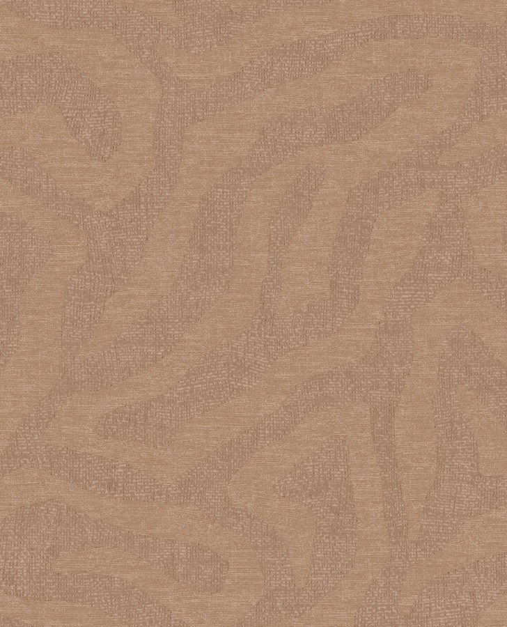 Tapety Yara - Hnědá tapeta s vlnami Hnědá tapeta s vlnami - Tapety Yara