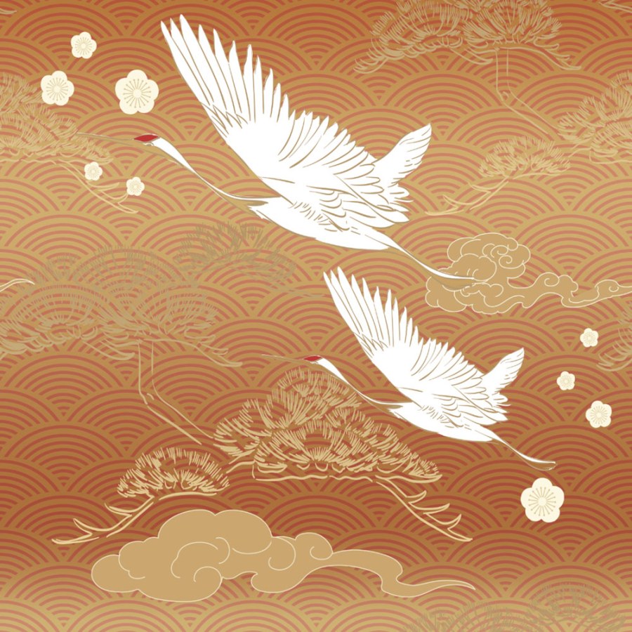 Obrazová tapeta s volavkami - Tapety Yara