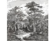 Obrazová tapeta na zeď, les, stromy, Elie Saab 2