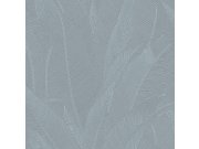 Tapeta na zeď, šedo-stříbrná, listy, Murella 100, Zambaiti Parati