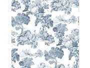 Tapeta na zeď, modrá, romantická, 8342, Blooming Garden 2, Parato by Cristiana Masi