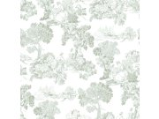 Tapeta na zeď, zelená, romantická, 8341, Blooming Garden 2, Parato by Cristiana Masi