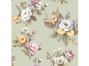 Tapeta na zeď, zelená, květiny, Blooming Garden 2, Parato by Cristiana Masi