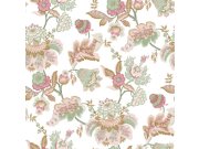 Tapeta na zeď, růžovo-zelená, květiny, 8300, Blooming Garden 2, Parato by Cristiana Masi