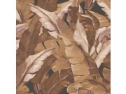 Tapeta na zeď, hnědá, listy, 2008, Rio, Parato by Cristiana Masi Tapety Yara