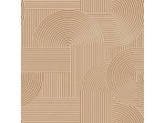 Tapeta na zeď, hnědá, 3D grafický vzor, 3D Reflections, Origin