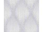 Tapeta na zeď, šedo-bílá, grafický vzor, Papis Loveday Fashion Icon, Marburg