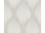 Tapeta na zeď, šedo-krémová, grafický vzor, Papis Loveday Fashion Icon, Marburg