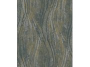 Tapety Yara - Tapeta na zeď, černo-okrová, textura, vlny, Naomi, Novamur Tapeta na zeď, černo-okrová, textura, vlny, Naomi, Novamur