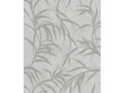 Tapeta na zeď, šedo-béžová, listy, City Glow, Marburg