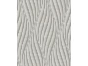 Tapeta na zeď, béžovo-zlatá, vlnky, City Glow, Marburg