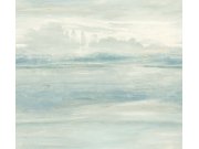 Tapety Yara - Modro-zelená tapeta na zeď Modro-zelená tapeta na zeď