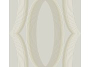 Šedá tapeta na zeď, geometrický vzor, Candice Olson Casual Elegance, York Tapety Yara