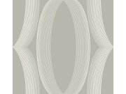 Tapety Yara - Šedá tapeta s geometrickým vzorem Šedá tapeta s geometrickým vzorem