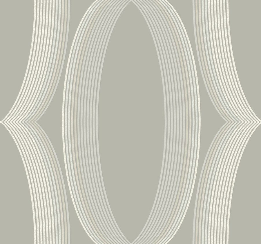 Šedá tapeta s geometrickým vzorem - Tapety Yara