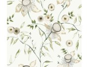 Květinová tapeta na zeď