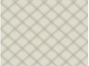 Šedo-béžová geometrická 3D tapeta na zeď