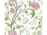 Tapety Yara - Bílá tapeta na zeď Bílá tapeta na zeď