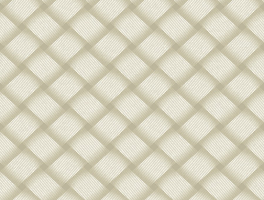 Béžová geometrická 3D tapeta na zeď - Tapety Yara