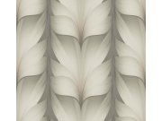 Tapety Yara - Hnědo-béžová geometrická tapeta na zeď Hnědo-béžová geometrická tapeta na zeď