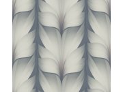 Tapety Yara - Modrá geometrická tapeta na zeď Modrá geometrická tapeta na zeď