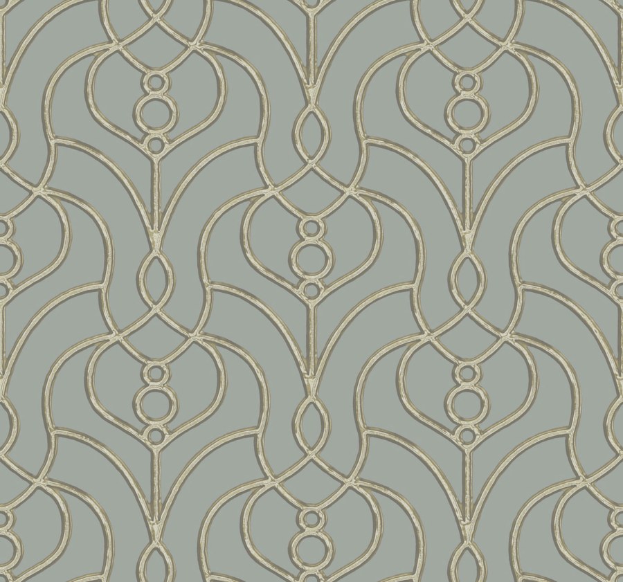 Šedo-modrá tapeta na zeď Šedo-modrá tapeta na zeď