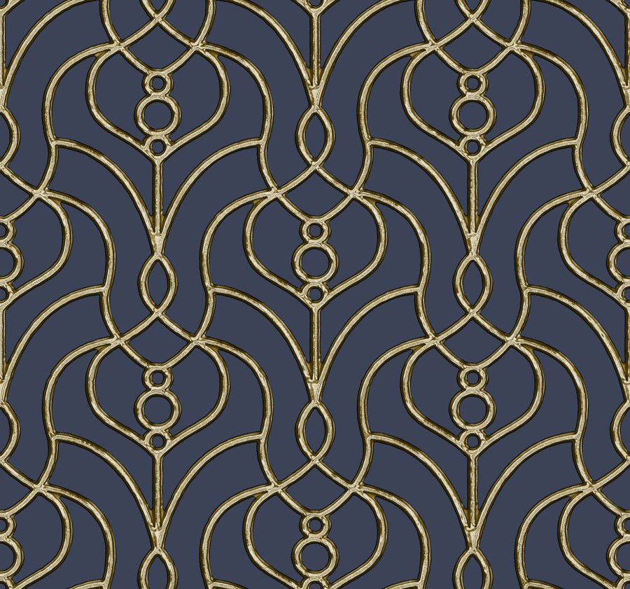 Modrá tapeta na zeď Modrá tapeta na zeď