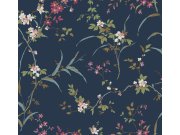 Tapety Yara - Modrá tapeta na zeď Modrá tapeta na zeď