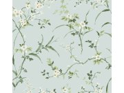 Tapety Yara - Světle modrá tapeta na zeď Světle modrá tapeta na zeď