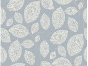 Modro-bílá tapeta na zeď