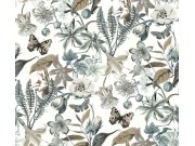 Tapety Yara - Tapeta s květinami a motýly Tapeta s květinami a motýly