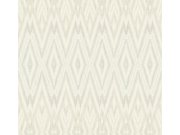 Šedo-béžová geometrická tapeta na zeď