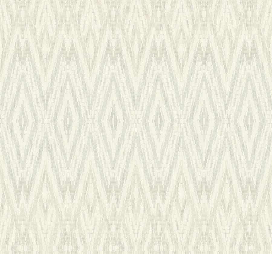 Tapety Yara - Šedo-béžová geometrická tapeta na zeď Šedo-béžová geometrická tapeta na zeď - Tapety Yara