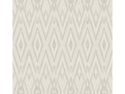 Tapety Yara - Béžovo-růžová geometrická tapeta na zeď Béžovo-růžová geometrická tapeta na zeď