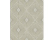 Tapety Yara - Šedo-zlatá geometrická tapeta na zeď Šedo-zlatá geometrická tapeta na zeď