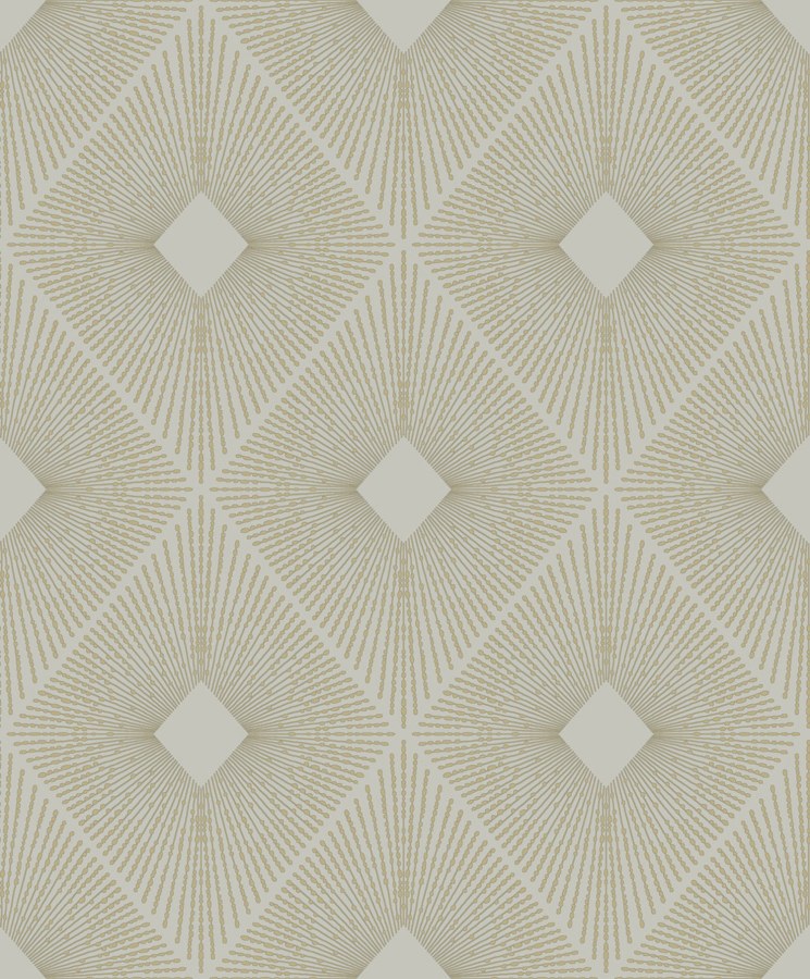 Tapety Yara - Šedo-zlatá geometrická tapeta na zeď Šedo-zlatá geometrická tapeta na zeď - Tapety Yara