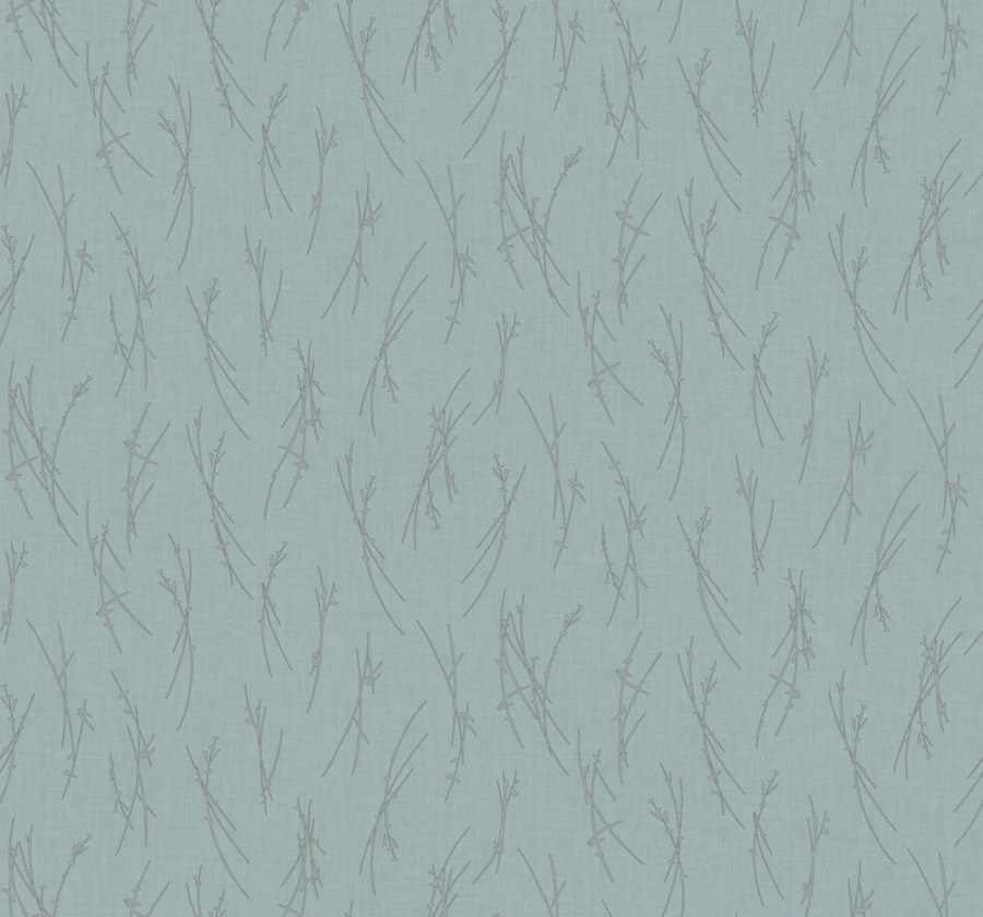 Modro-stříbrná tapeta na zeď - Tapety Yara