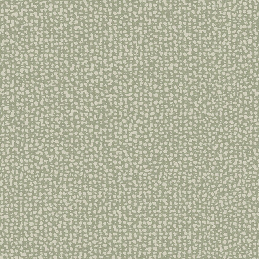 Zelená tapeta s krémovými flíčky DD3801 - Tapety Yara