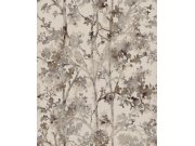 Tapety Yara - Metalická květinová tapeta na zeď Metalická květinová tapeta na zeď